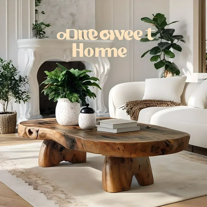 Handcrafted coffee table, modern driftwood coffee table, 